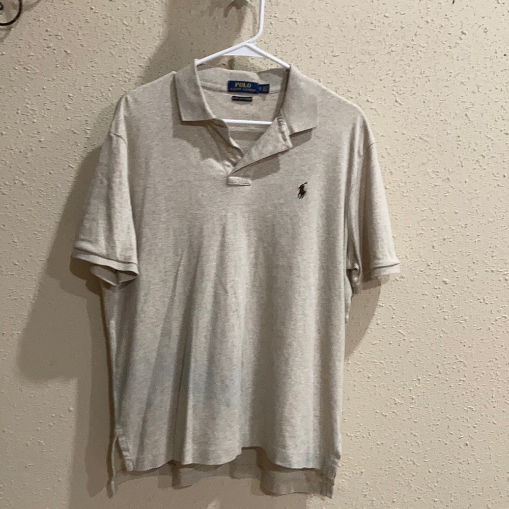 Large Tan Polo shirt